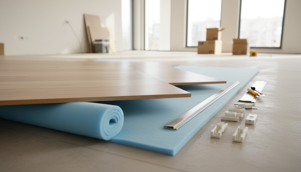 Vai Trò Của Lớp Foam Và Phụ Kiện Khi Lót Sàn: Đừng Bỏ Qua!